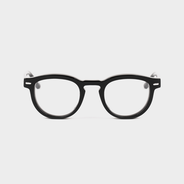 Vaanyard Static Black Mono Gloss Optical Front View